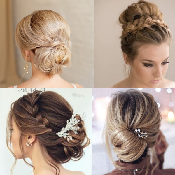 chignons pour les fêtes